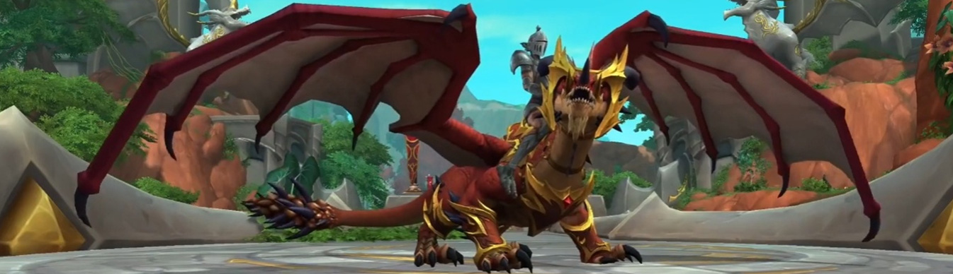 Dragonriding Red Drake mount