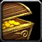 Gold chest icon